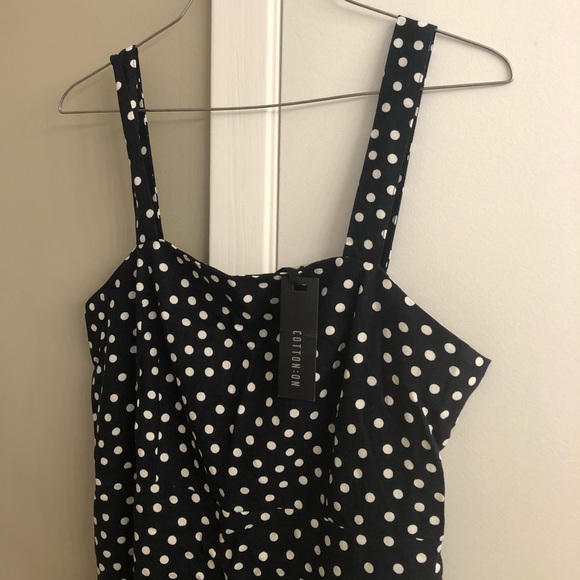 ✨💫2 for $40💫✨ cotton on polk a dot dress - Picture 4 of 12